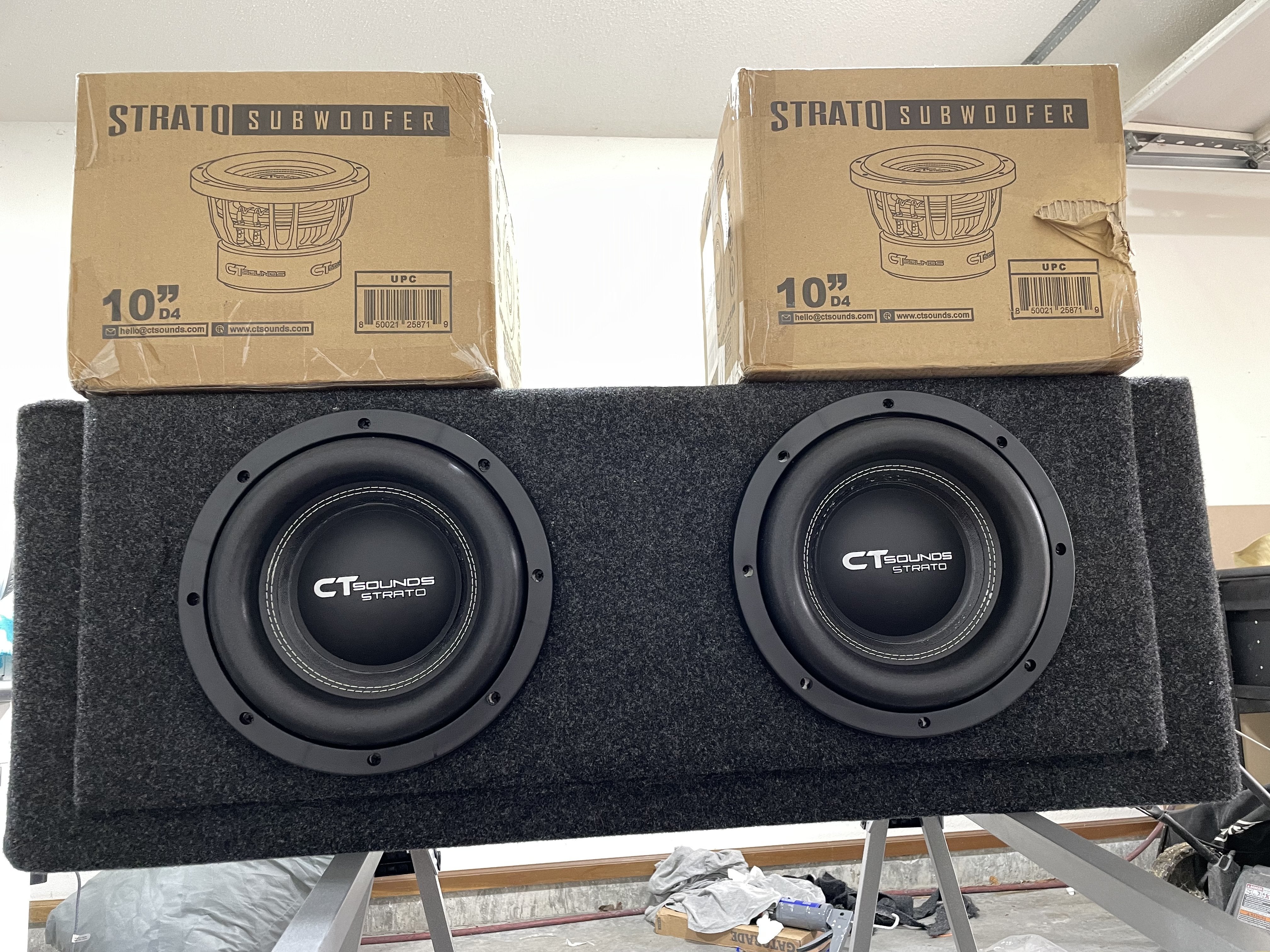 CT Sounds Strato 10” sub X 2 in box
